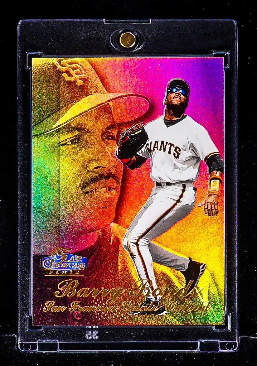 Barry Bonds RARE SHOWSTOPPER RAINBOW FOIL Giants Flair Showcase MVP