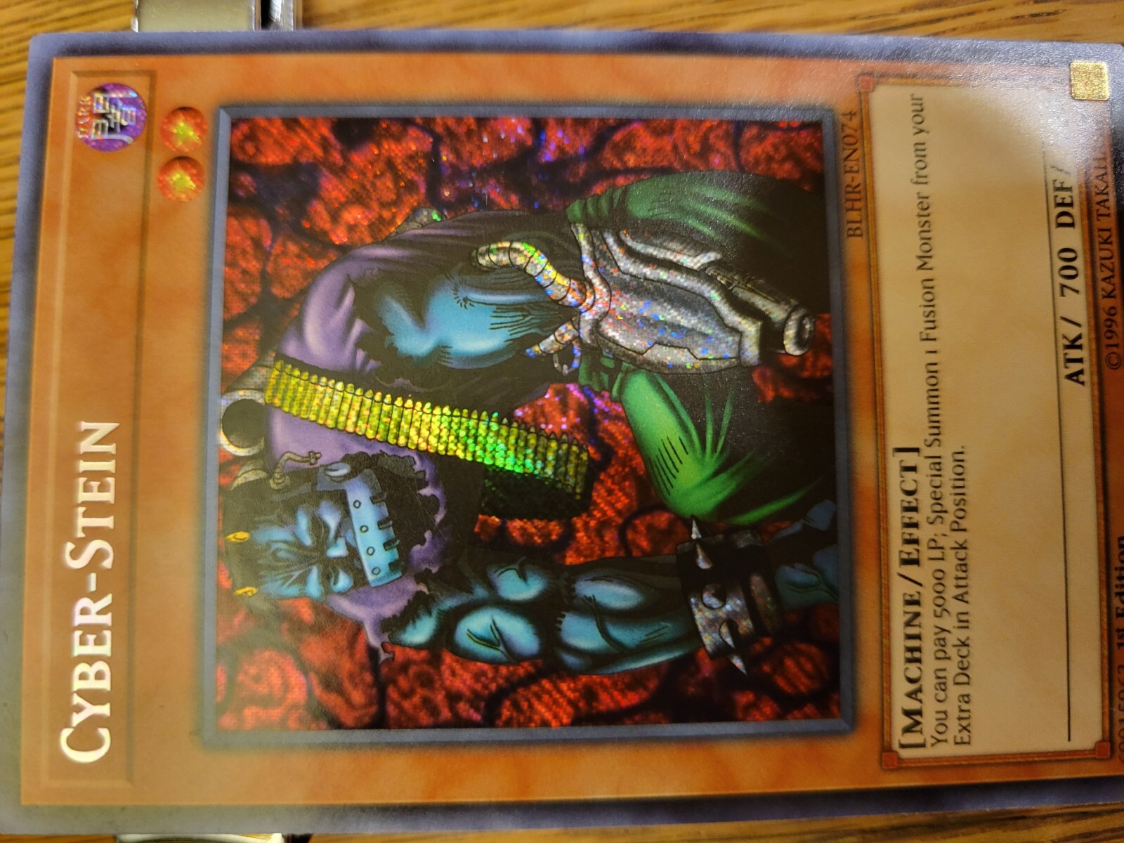 *** CYBER STEIN *** 1ST EDITION SECRET RARE BLHR-EN074 (MINT/NM) YUGIOH *** CYBER STEIN *** 1ST EDITION SECRET RARE BLHR-EN074 (MINT/NM) YUGIOH