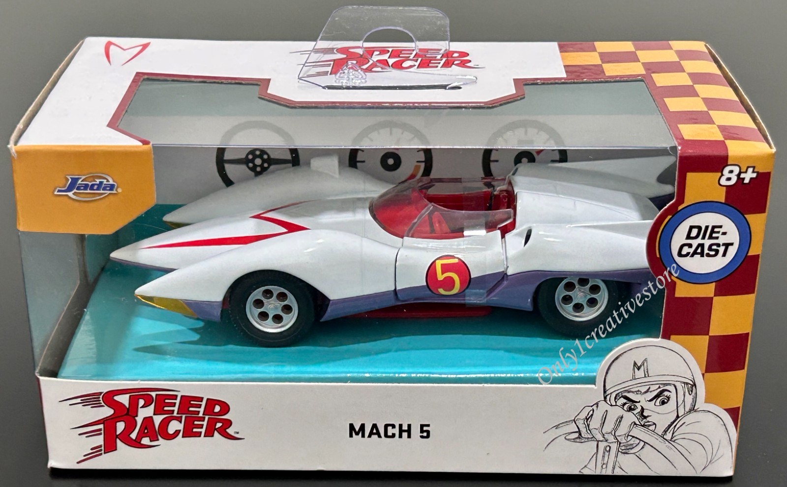 Jada Speed Racer Mach 5 White 1:32 Jada Speed Racer Mach 5 White 1:32