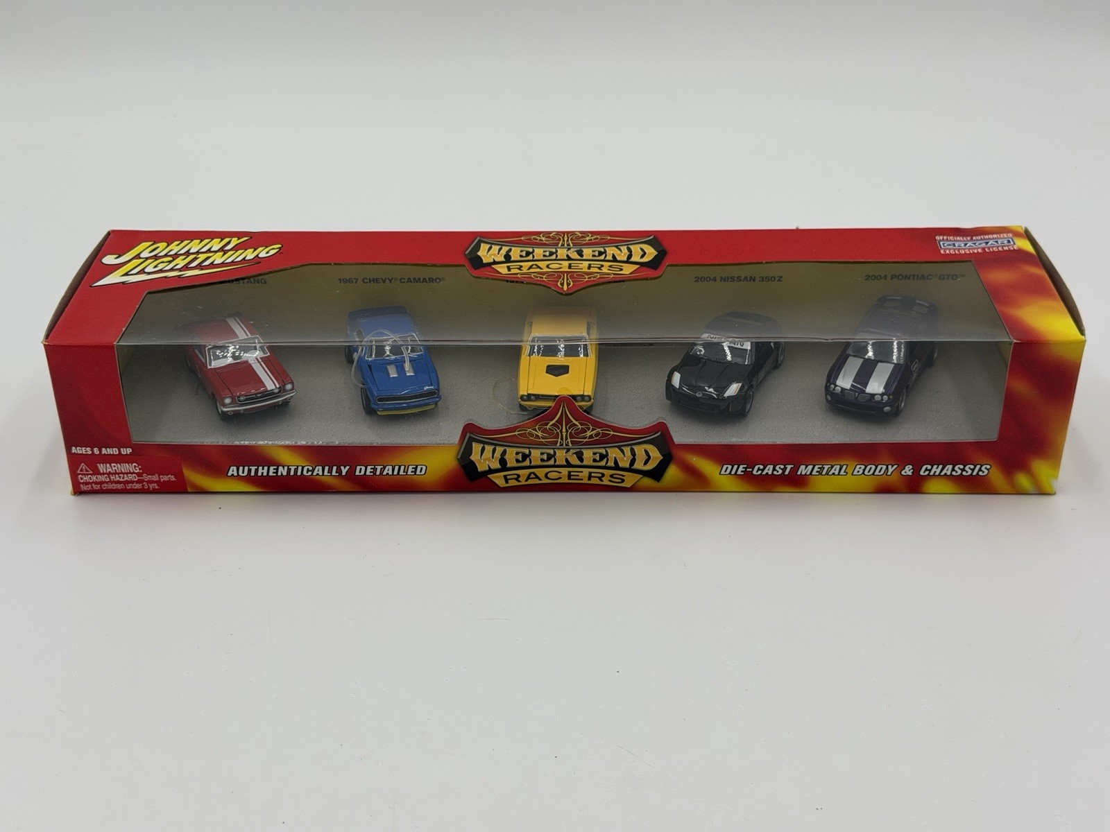 JOHNNY LIGHTNING WEEKEND RACERS SET A - 5 CAR SET NEW IN BOX JOHNNY LIGHTNING WEEKEND RACERS SET A - 5 CAR SET NEW IN BOX