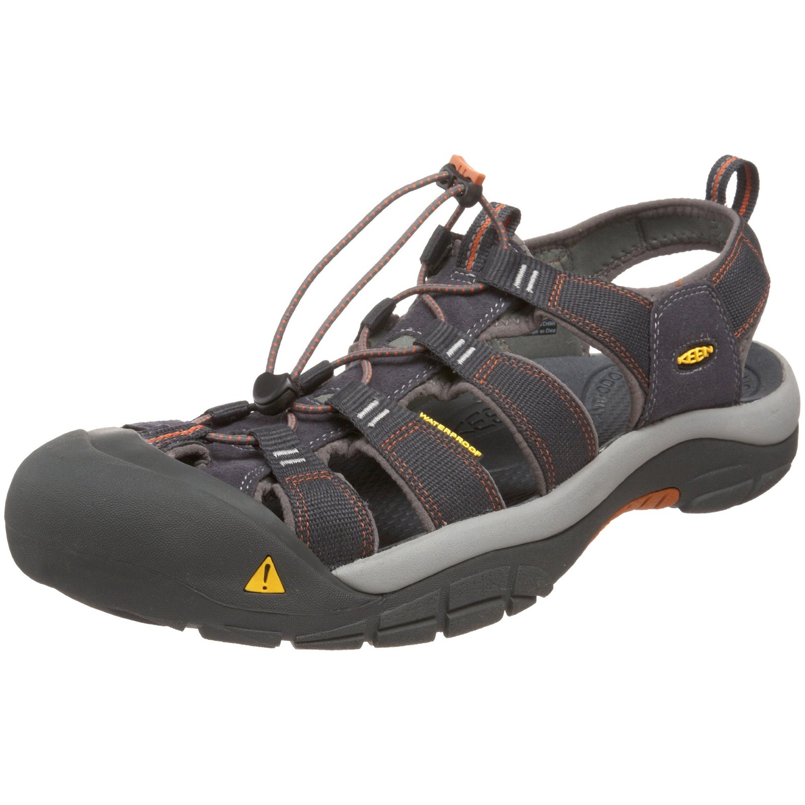 KEEN Men\'s Newport H2 Closed Toe Water Sandals - India Ink/Rust (US 11) KEEN Men\'s Newport H2 Closed Toe Water Sandals - India Ink/Rust (US 11)