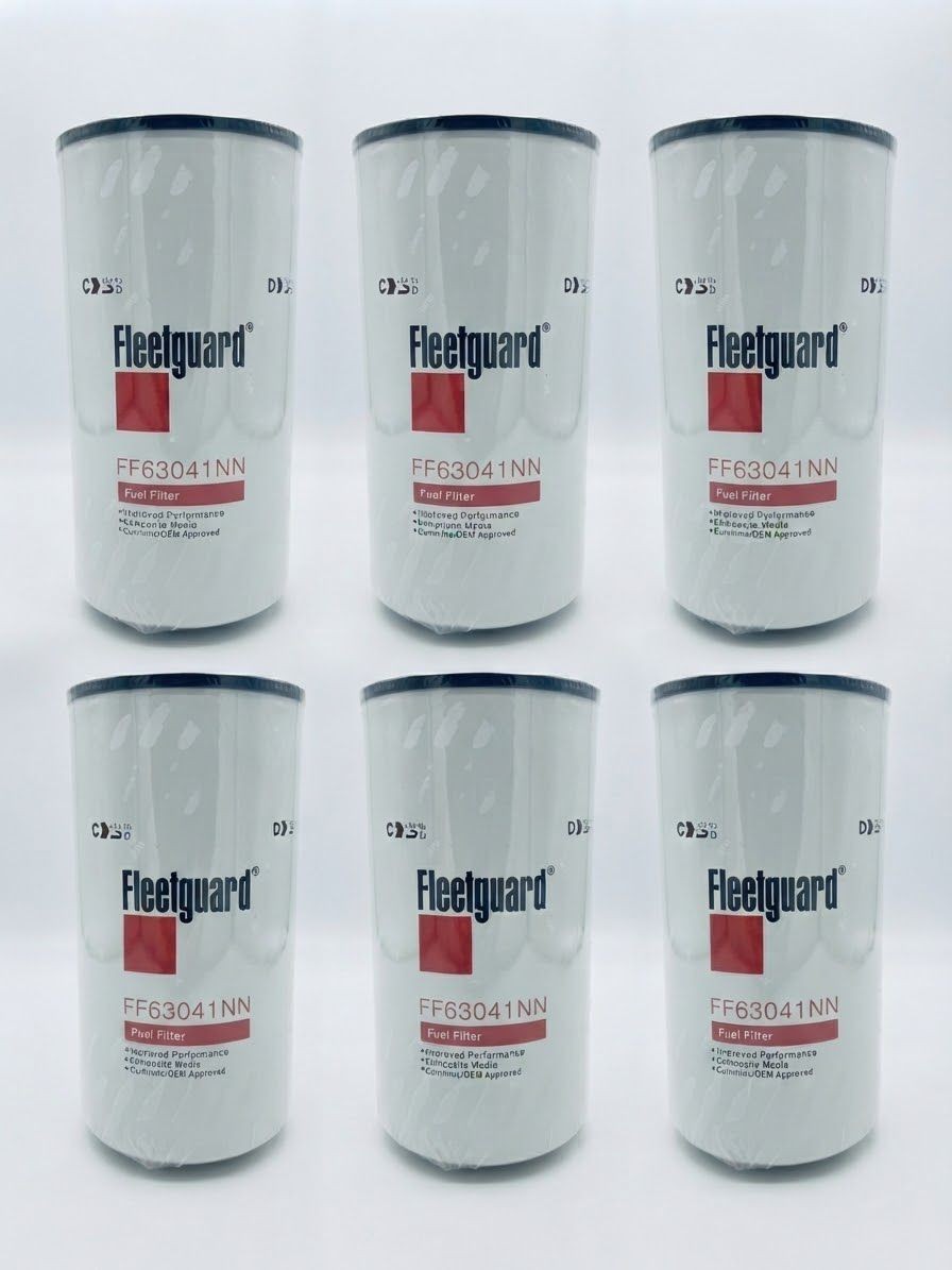 (6-PacK) Fleetguard FF63041NN NanoNet® P582388; 601050, WF10841, BF46263, 96906, (6-PacK) Fleetguard FF63041NN NanoNet® P582388; 601050, WF10841, BF46263, 96906,