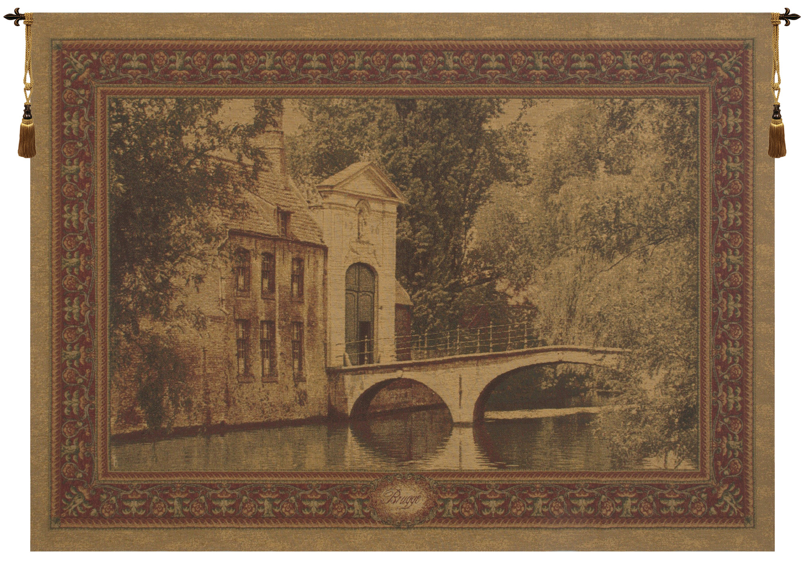Charlotte Home Furnishings Brugge European Tapestry, Woven in Belgium 36x54 inch