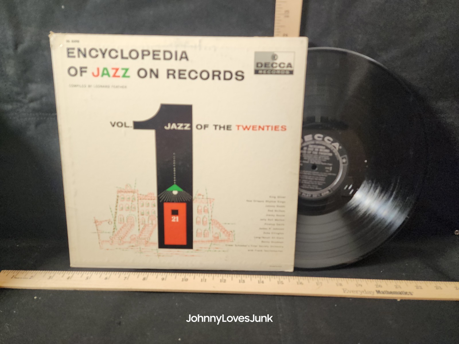 Encyclopedia Of Jazz On Records Vol 1 33 LP Record Album Tested Plays