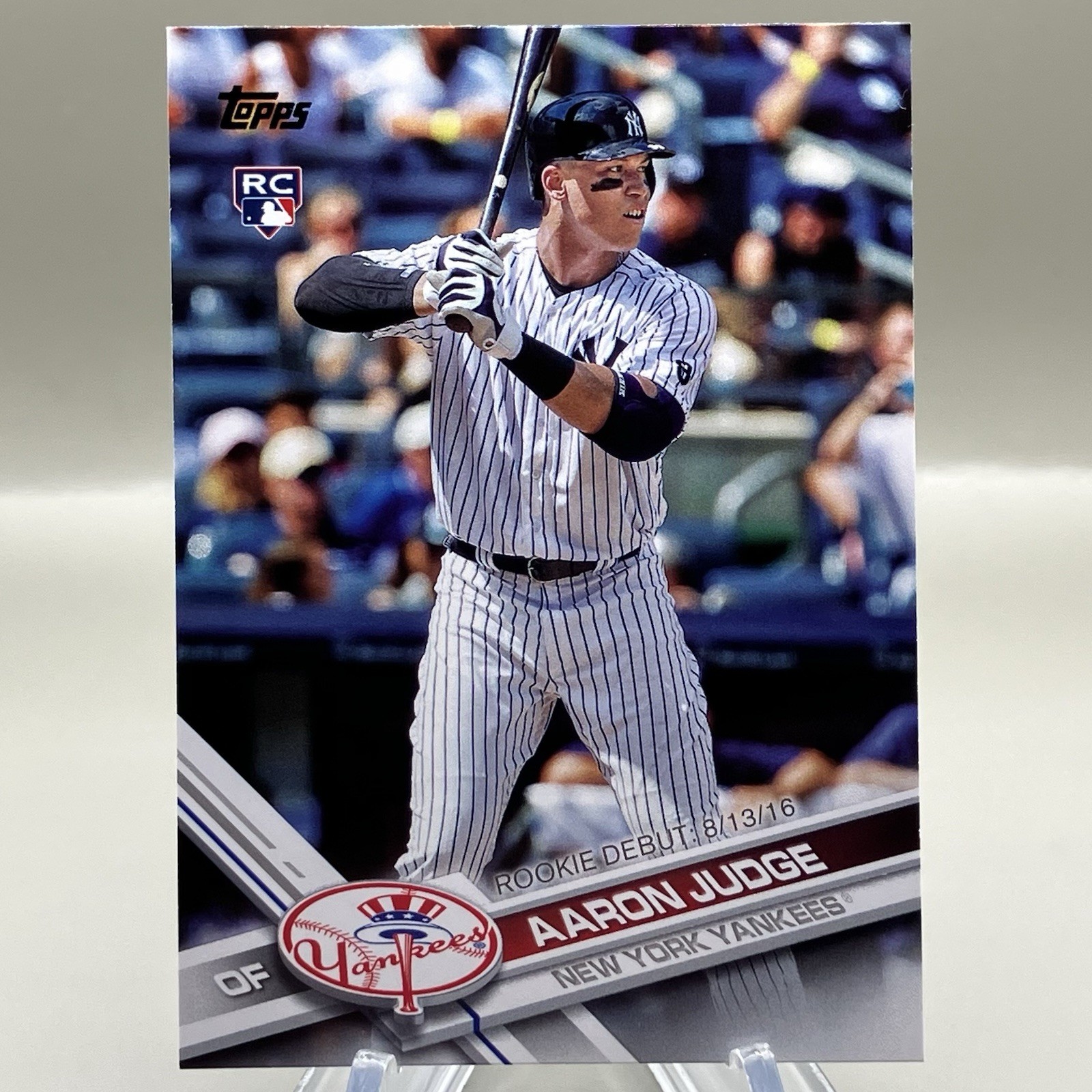 2017 Aaron Judge Topps Update Series Rookie Debut #US99 Batting Rookie Card RC 2017 Aaron Judge Topps Update Series Rookie Debut #US99 Batting Rookie Card RC