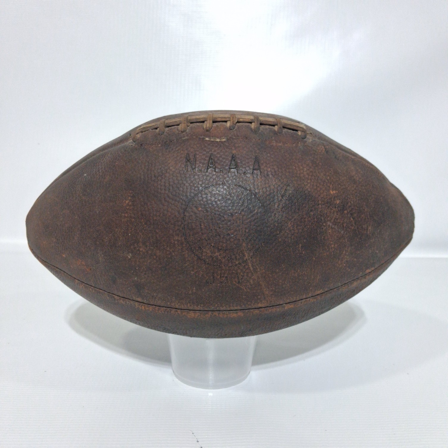 Rare 1930s Navy Midshipmen Collegiate NCAA Spaulding j5V Football  N.A.A.A.