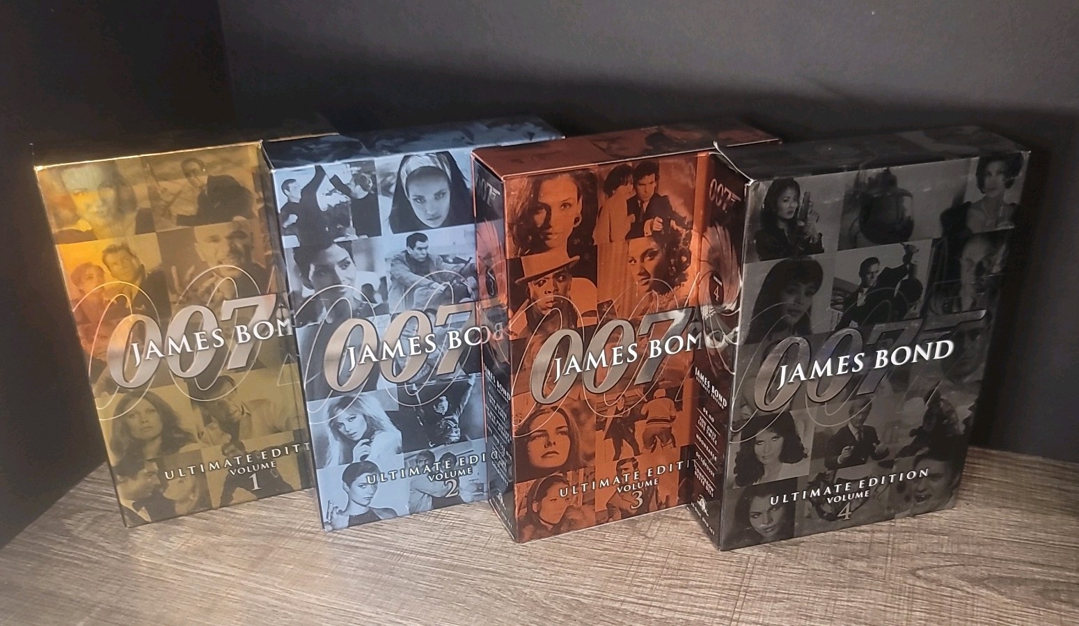 James Bond 007 Ultimate Edition Volumes 1 - 4 (DVD, 2006) Complete Set