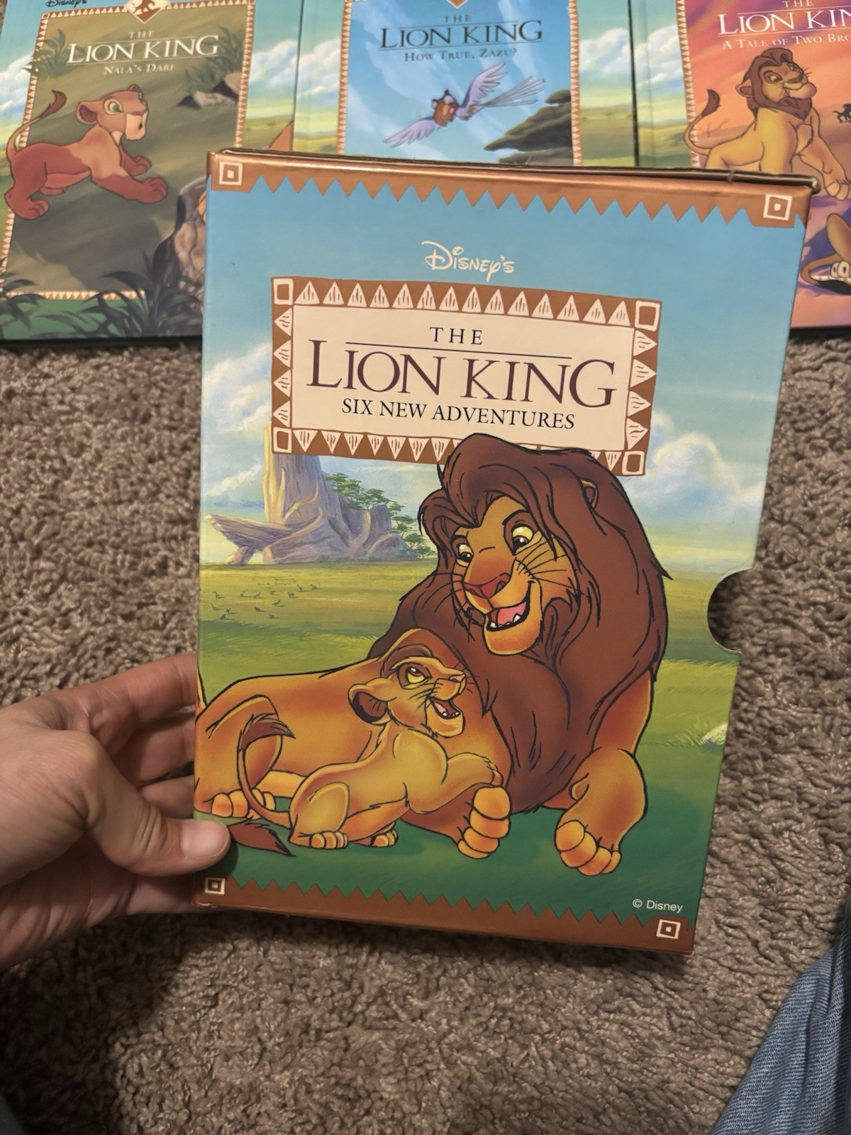 Rare Vintage 1994 Disney\'s LION KING: Six New Adventures Book Set, Like New Rare Vintage 1994 Disney\'s LION KING: Six New Adventures Book Set, Like New
