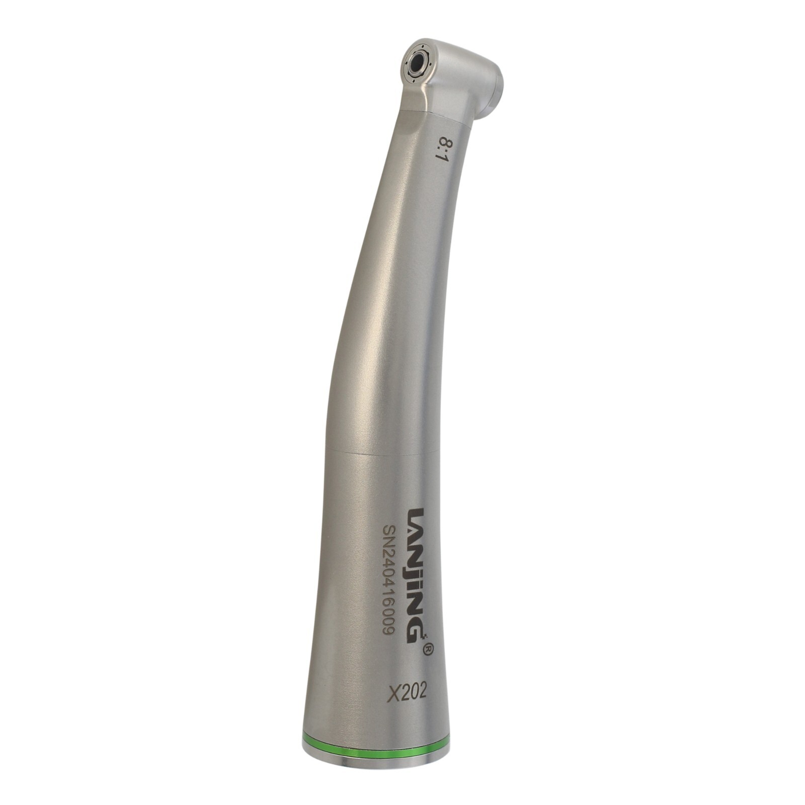 LANJING Dental 8:1 Endo Handpiece Contra Angle Micro Head Fiber Optic ISO E Type LANJING Dental 8:1 Endo Handpiece Contra Angle Micro Head Fiber Optic ISO E Type