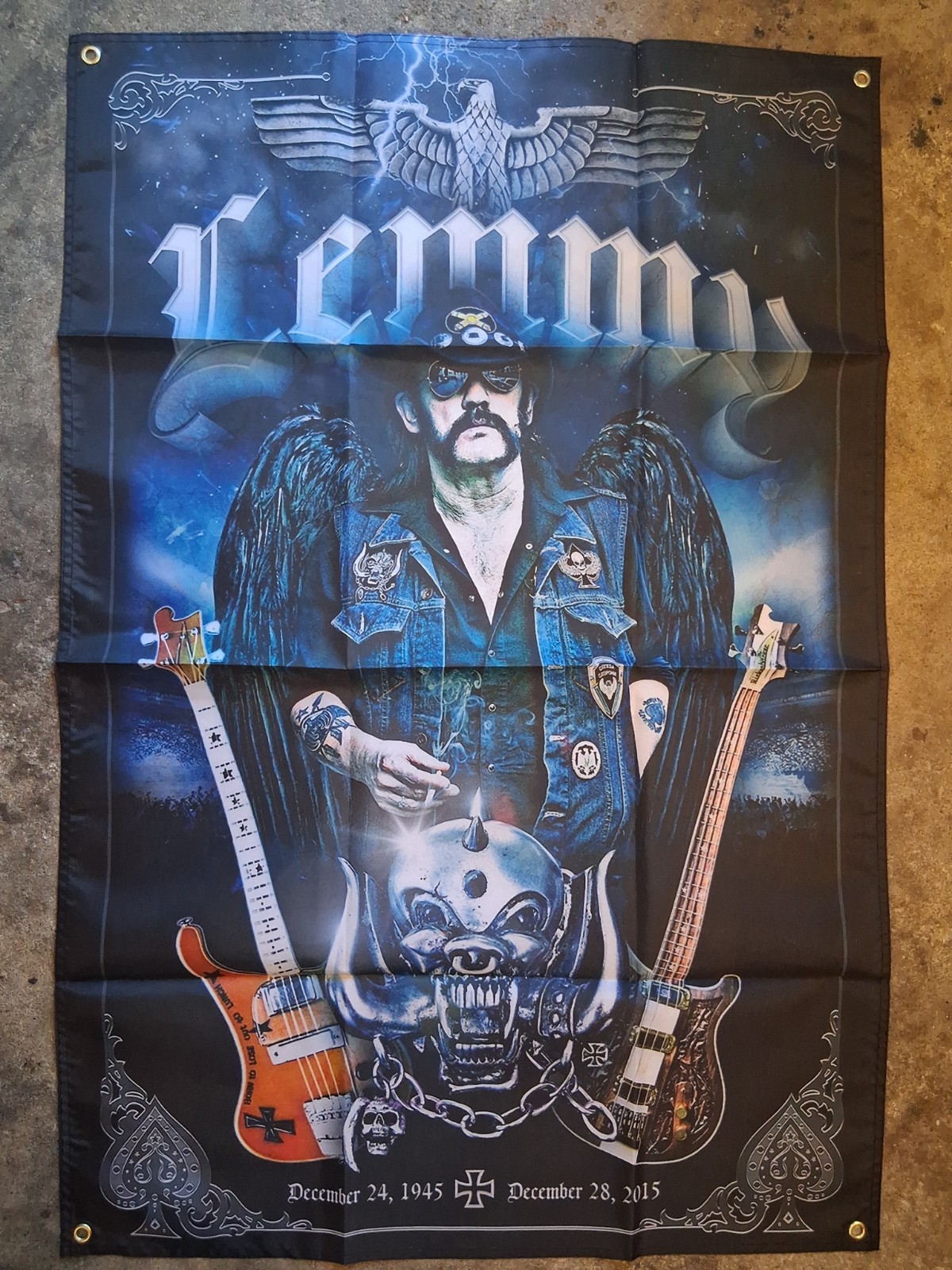 Motorhead Lemmy 3ft Tall Banner Flag Poster