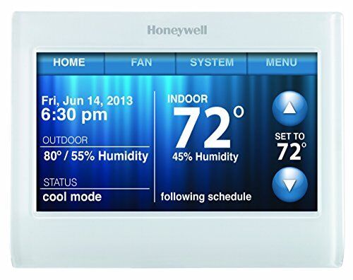 Honeywell TH9320WF5003 Wi-Fi 9000 Color Touch Screen 3.5 x 4.5 Inch, White