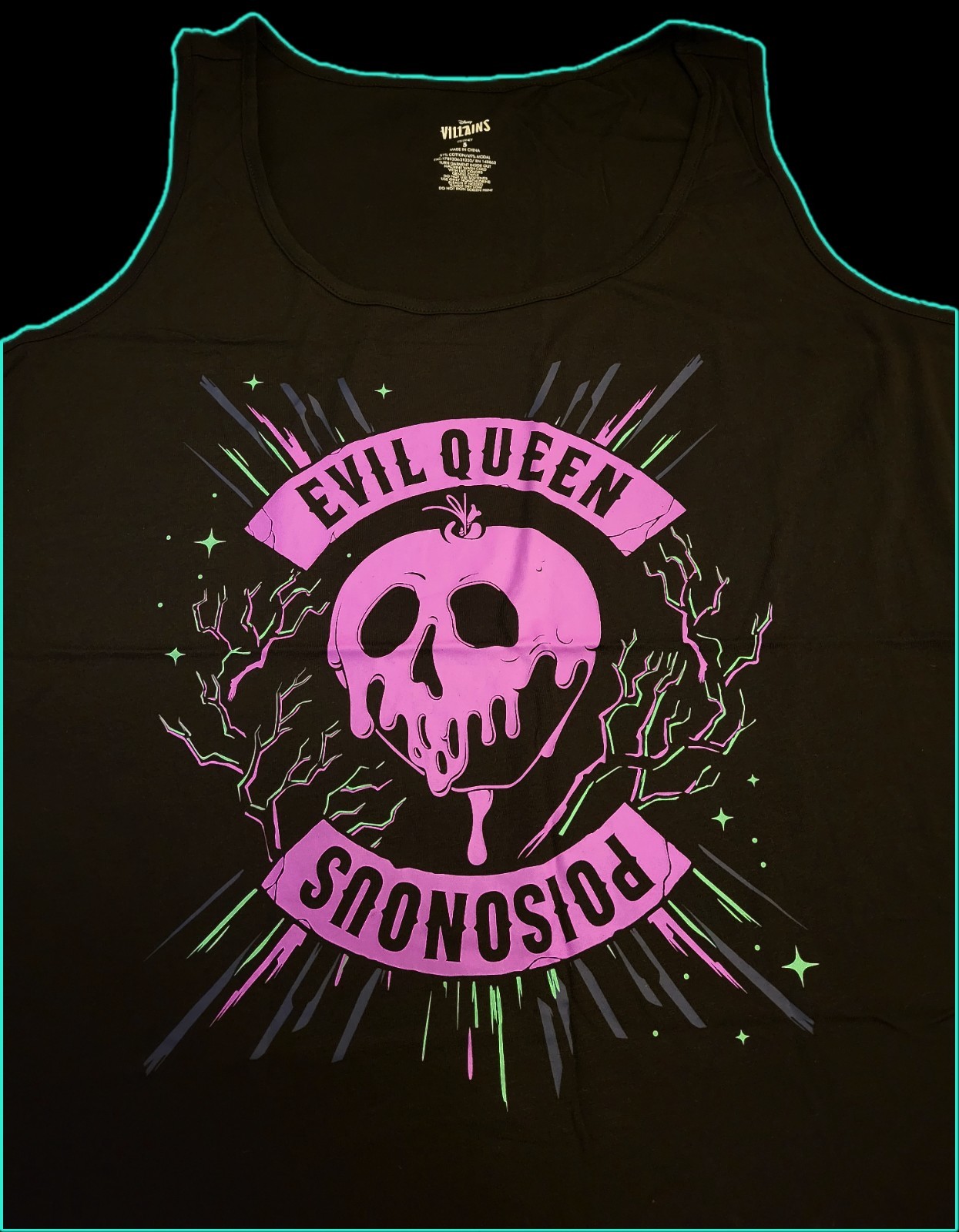 Torrid EVIL QUEEN POISONOUS Graphic Scoop-Neck Tank Top Black Womens Size 5X NEW Torrid EVIL QUEEN POISONOUS Graphic Scoop-Neck Tank Top Black Womens Size 5X NEW