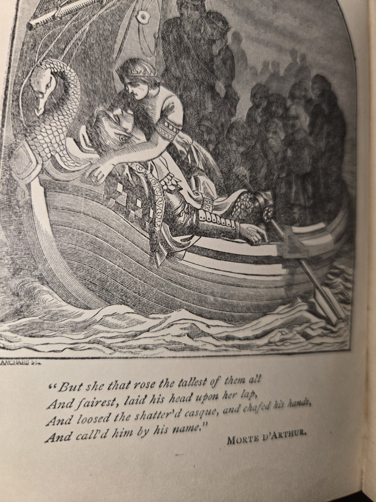 Antique 1882 The Complete Poetical Works of Alfred Lord Tennyson Illustrated