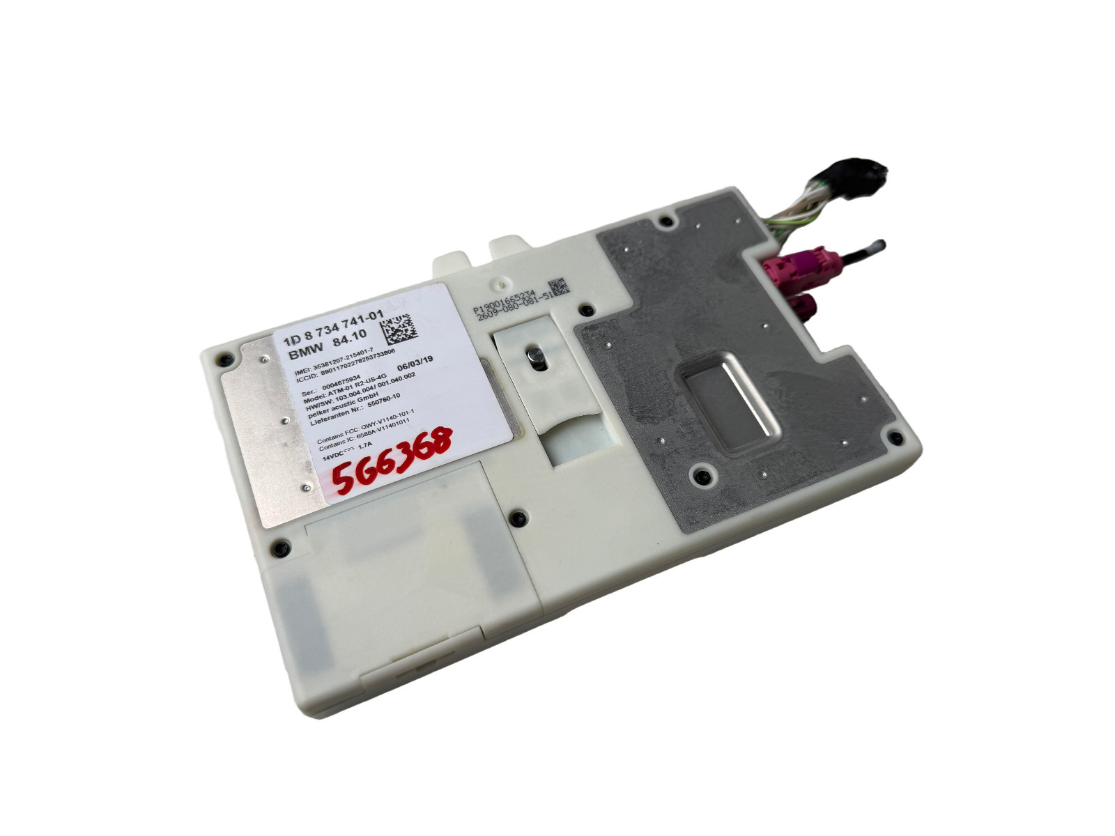18 - 23 BMW G01 X2 X3 Telematic Communication Control Module 8 734 741 OEM 