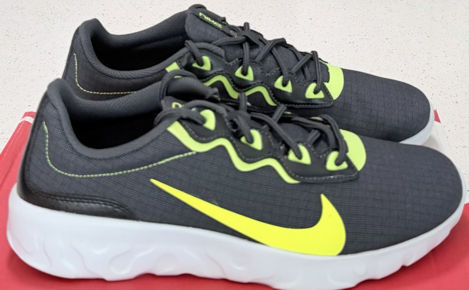 Nike Explore Strada Men's Shoes - Black/Volt-Sizes -EVERYTHING MUST GO/SALE/SALE