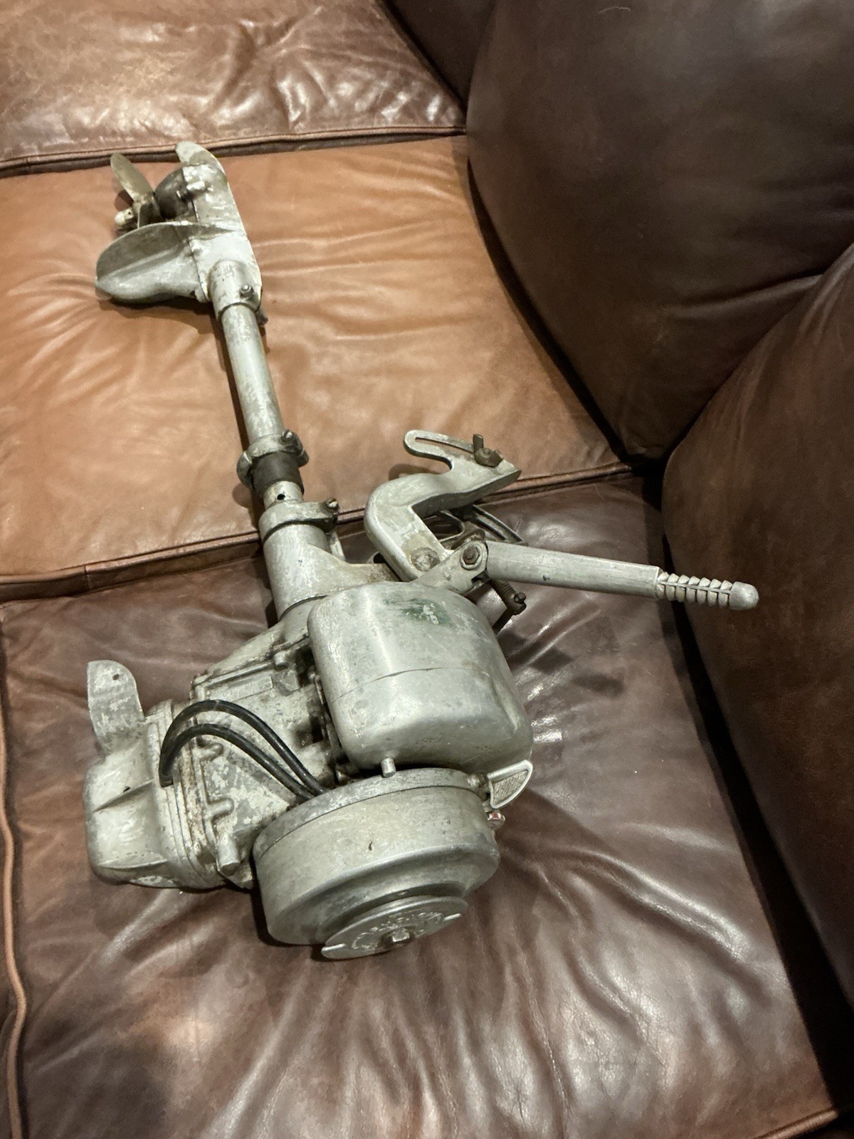 Antique Johnson HB 10 Outboard Boat Motor For Parts Antique Johnson HB 10 Outboard Boat Motor For Parts