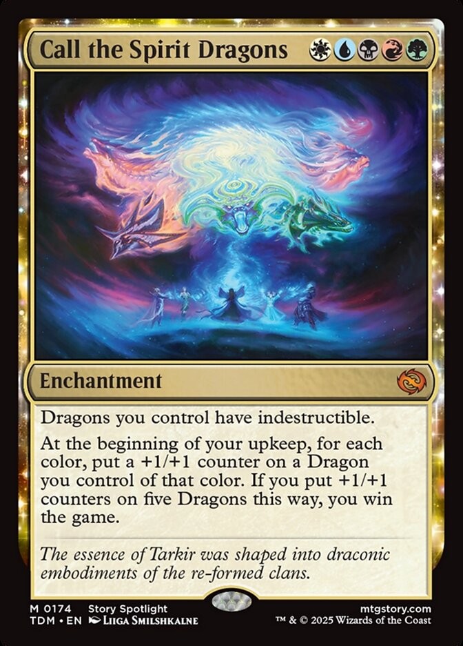1x Call the Spirit Dragons - NM - Tarkir: Dragonstorm - SPARROW MAGIC mtg 1x Call the Spirit Dragons - NM - Tarkir: Dragonstorm - SPARROW MAGIC mtg