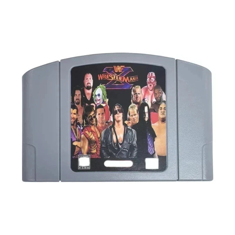 WWF WrestleMania X N64 Game Cartridge USA Authentic Nintendo 64 Classic WWF WrestleMania X N64 Game Cartridge USA Authentic Nintendo 64 Classic