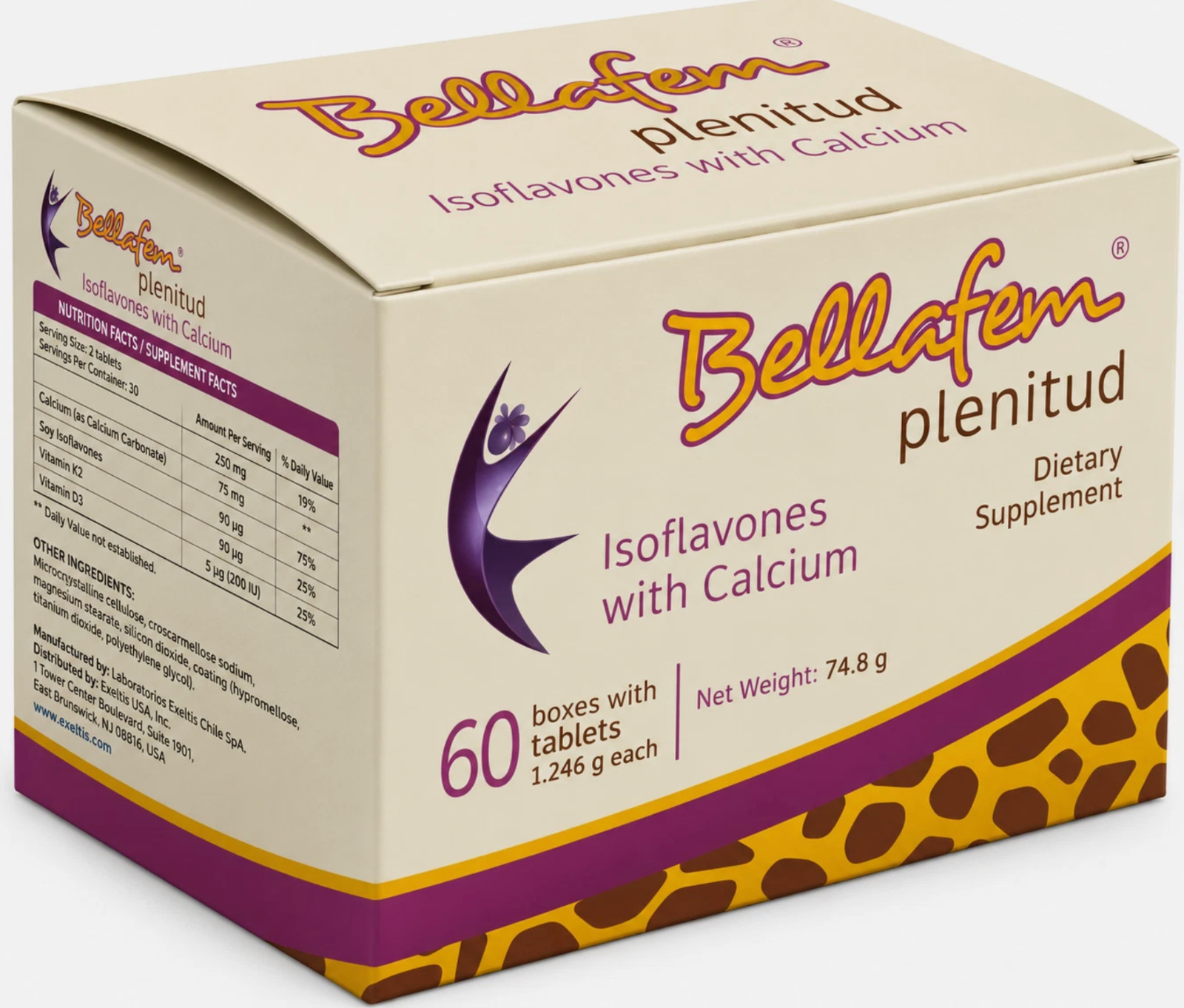 Bellafem Plenitud: Support and Women\'s Wellness, 60 Tablets, Gluten Free Bellafem Plenitud: Support and Women\'s Wellness, 60 Tablets, Gluten Free