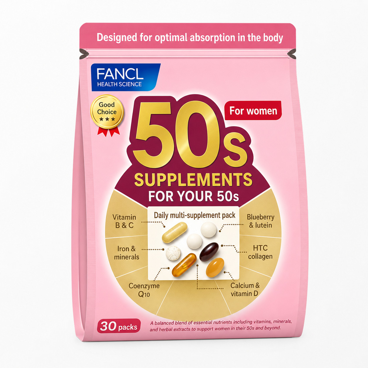 FANCL 50 Vitamin for women over 50