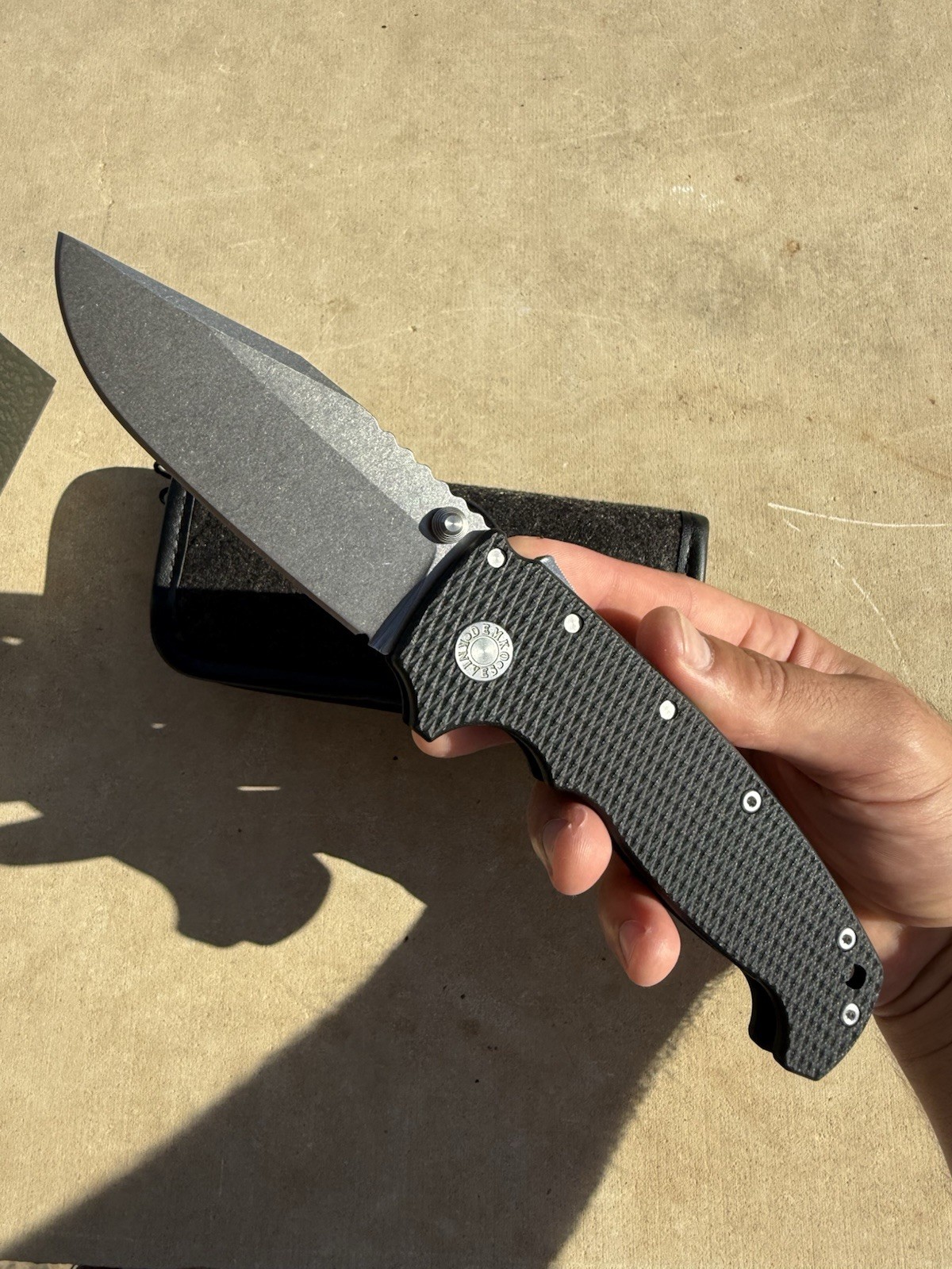Demko AD20 XXX Shark-Lock CPM-3V Clip Point Black G10 Demko AD20 XXX Shark-Lock CPM-3V Clip Point Black G10