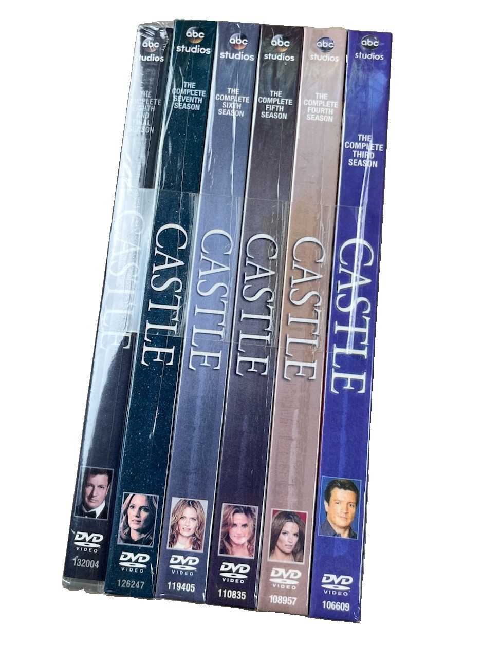Castle Series Seasons 3-8 DVD 3,4,5,6,7,8 Season 8 - NEW