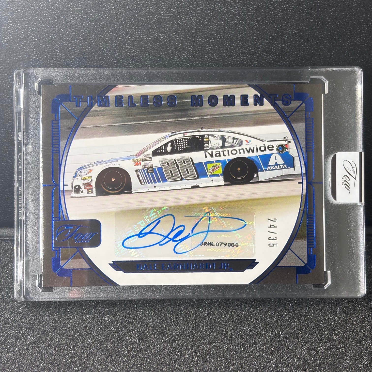 2026 Panini Turn Four Timeless Moments Signatures Dale Earnhardt Jr. #TM-DEJ /35