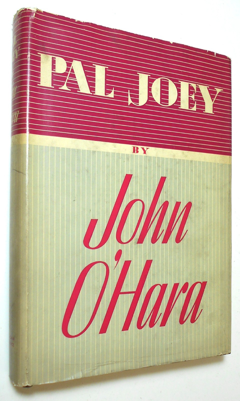 John O\'Hara 1940 PAL JOEY 1st edition Duell, Sloan & Pearce hardcover in JACKET