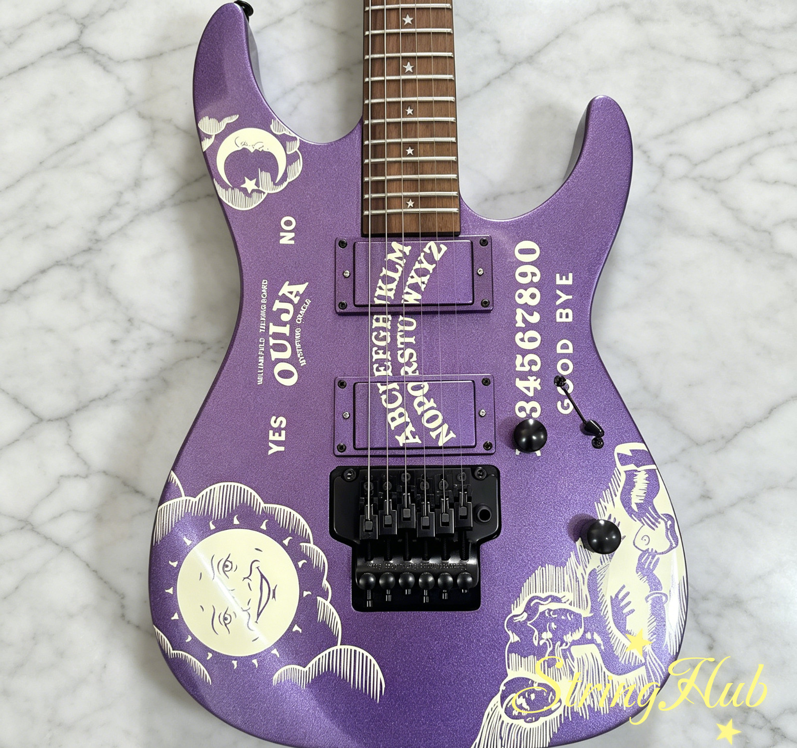 Us Warehouse Kirk Hammett Signature KH-Ouija Electric Guitar - Limited Edition Us Warehouse Kirk Hammett Signature KH-Ouija Electric Guitar - Limited Edition