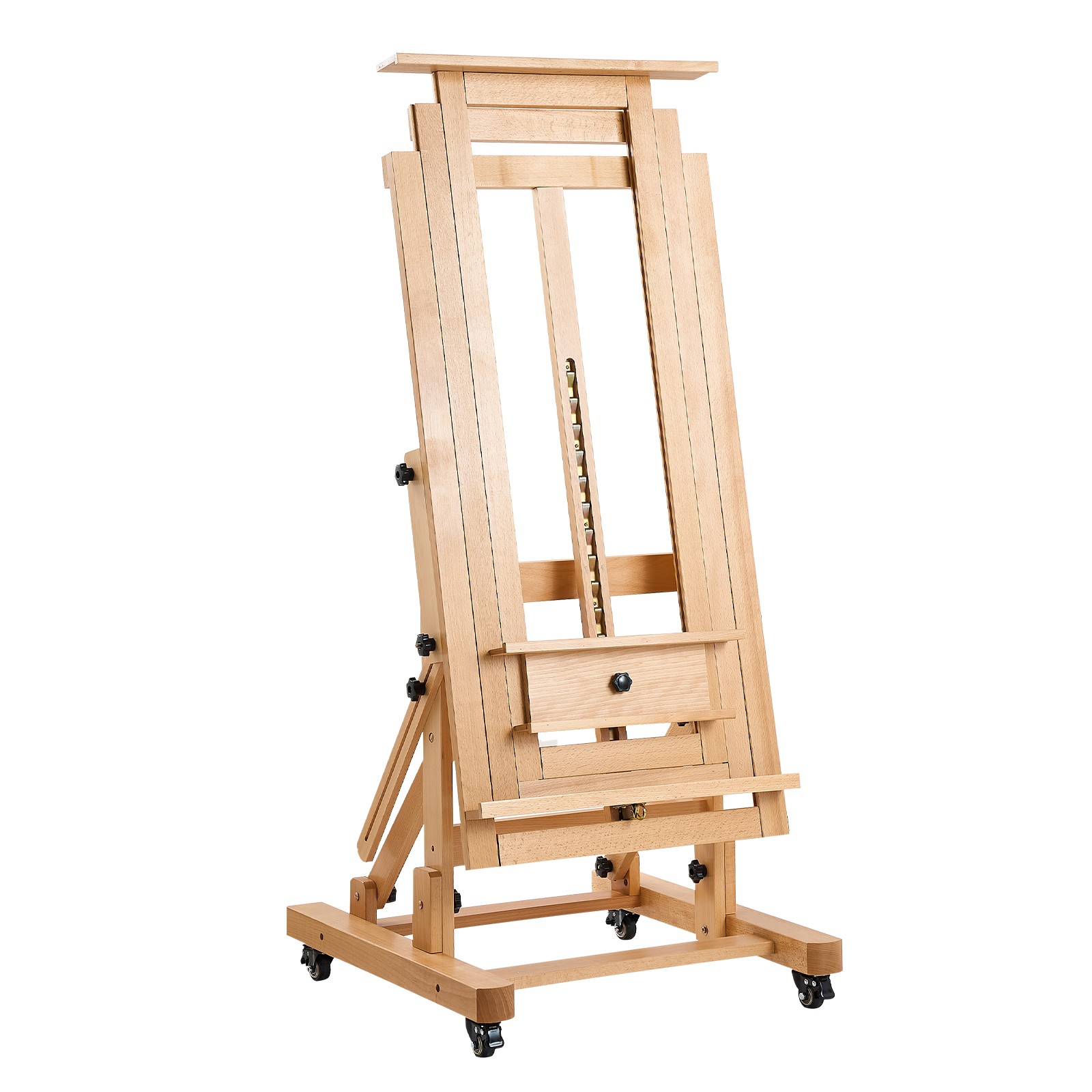 Uimoso Studio H-Frame Easel for Art Projects, Holds 1-2 Canvases up to 78.74\
