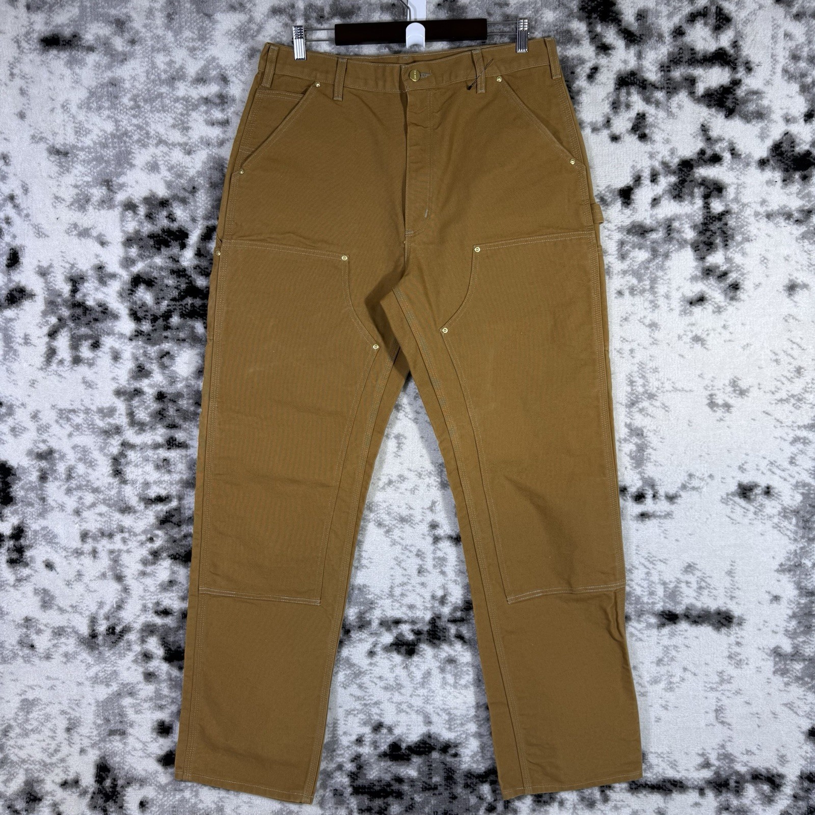 Carhartt Double Knee Pants Mens Size 36x34 Brown B01-BRN y2k Streetwear USA