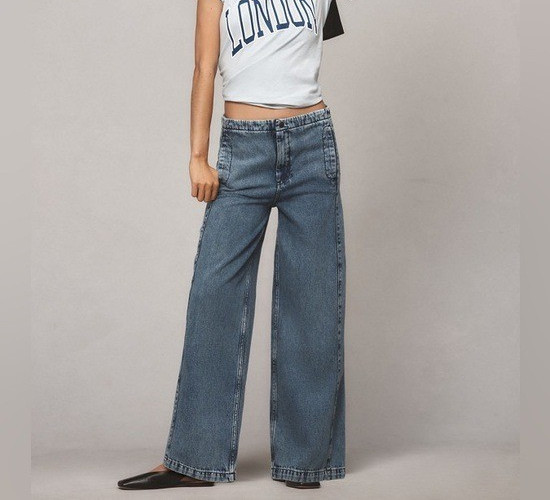 Anthropologie Pilcro High Rise Pull On Track Jeans Womens 28 New Anthropologie Pilcro High Rise Pull On Track Jeans Womens 28 New