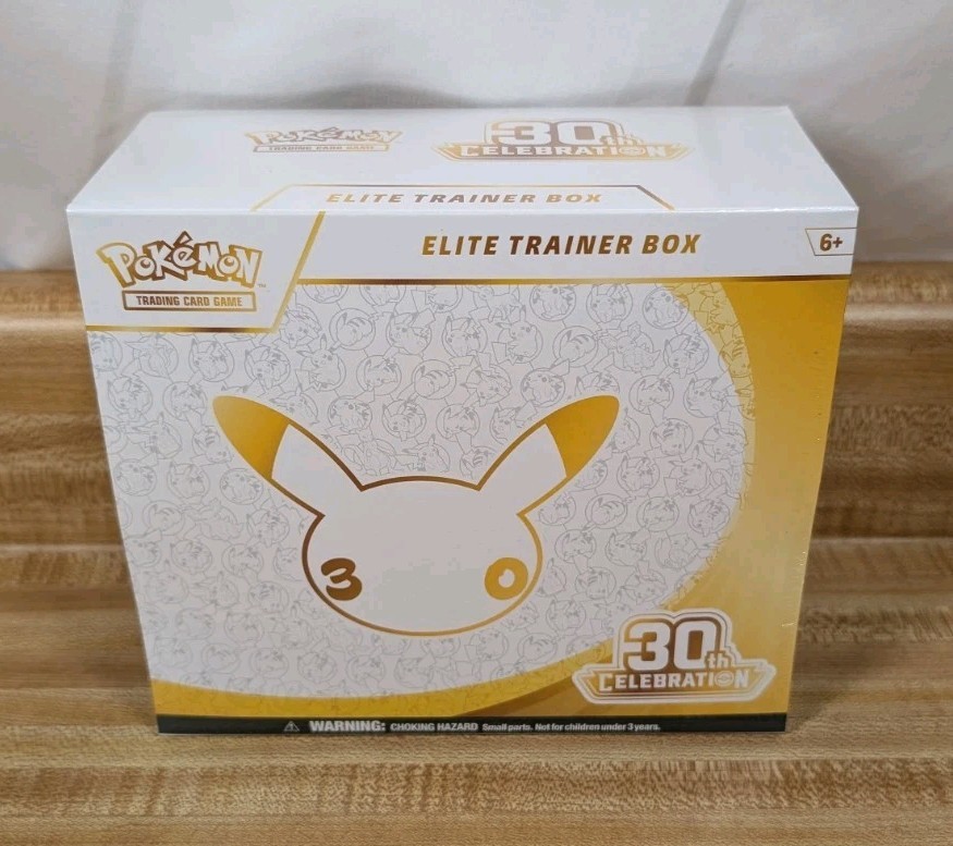 NIB SEALED Pokémon 30th Anniversary Celebration Elite Trainer Box ETB Pikachu