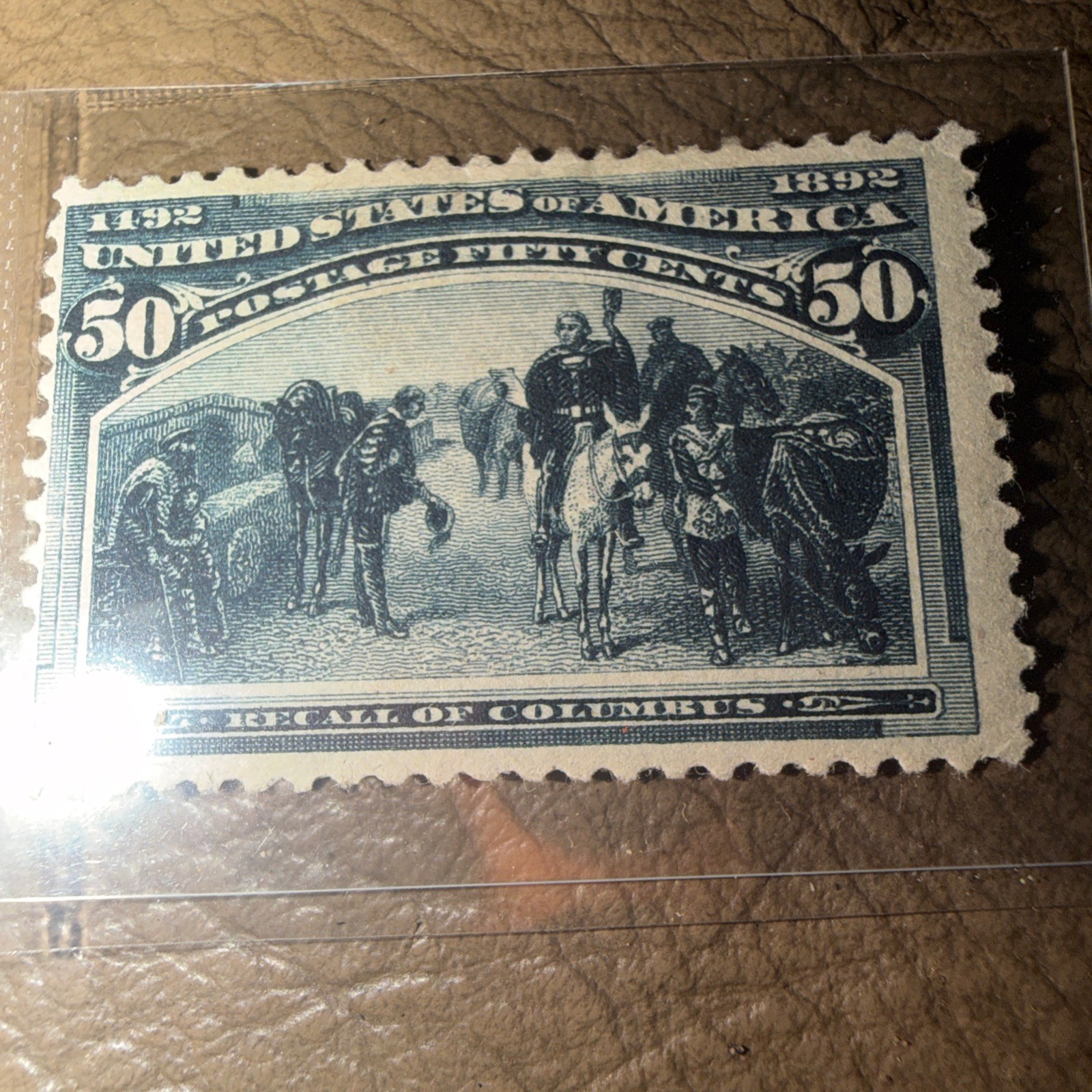 MATT\'S STAMPS US SCOTT #240 50-CENT COLUMBIAN ISSUE OF 1893, MNH CV$1400 MATT\'S STAMPS US SCOTT #240 50-CENT COLUMBIAN ISSUE OF 1893, MNH CV$1400