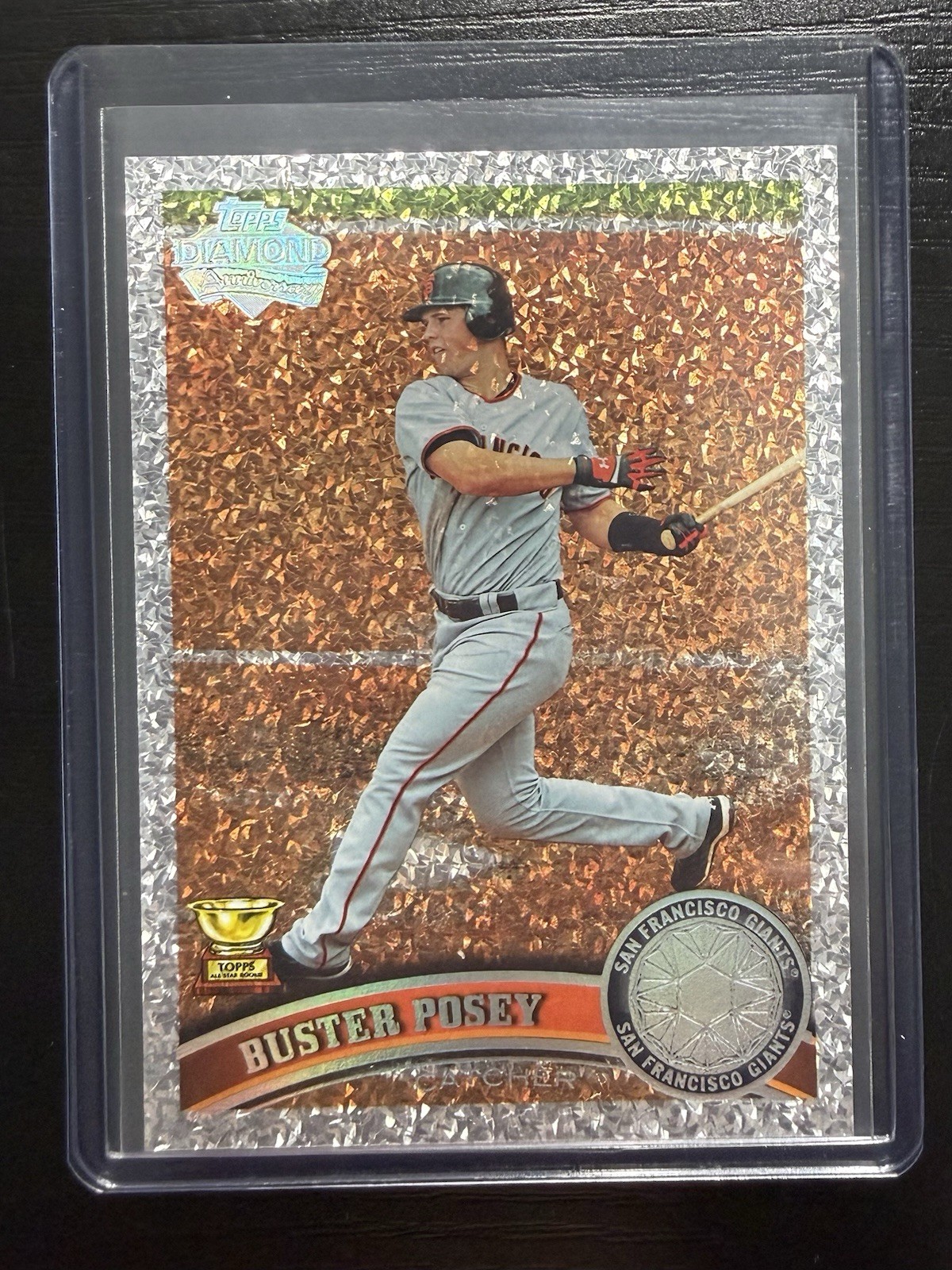 2011 Topps Buster Posey #198 Platinum Diamond Anniversary San Francisco Giants - 2011 Topps Buster Posey #198 Platinum Diamond Anniversary San Francisco Giants -
