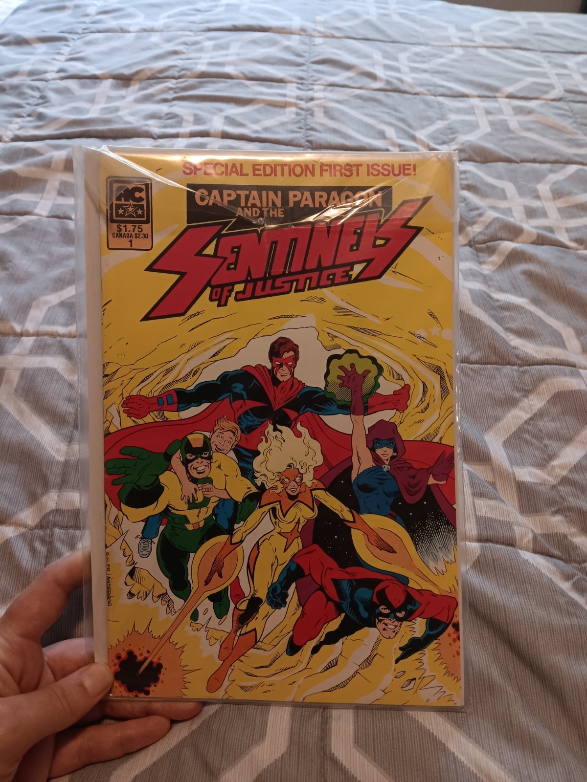 AC Comics Captain Paragon and the Sentinels of Justice Special Edition #1 AC Comics Captain Paragon and the Sentinels of Justice Special Edition #1