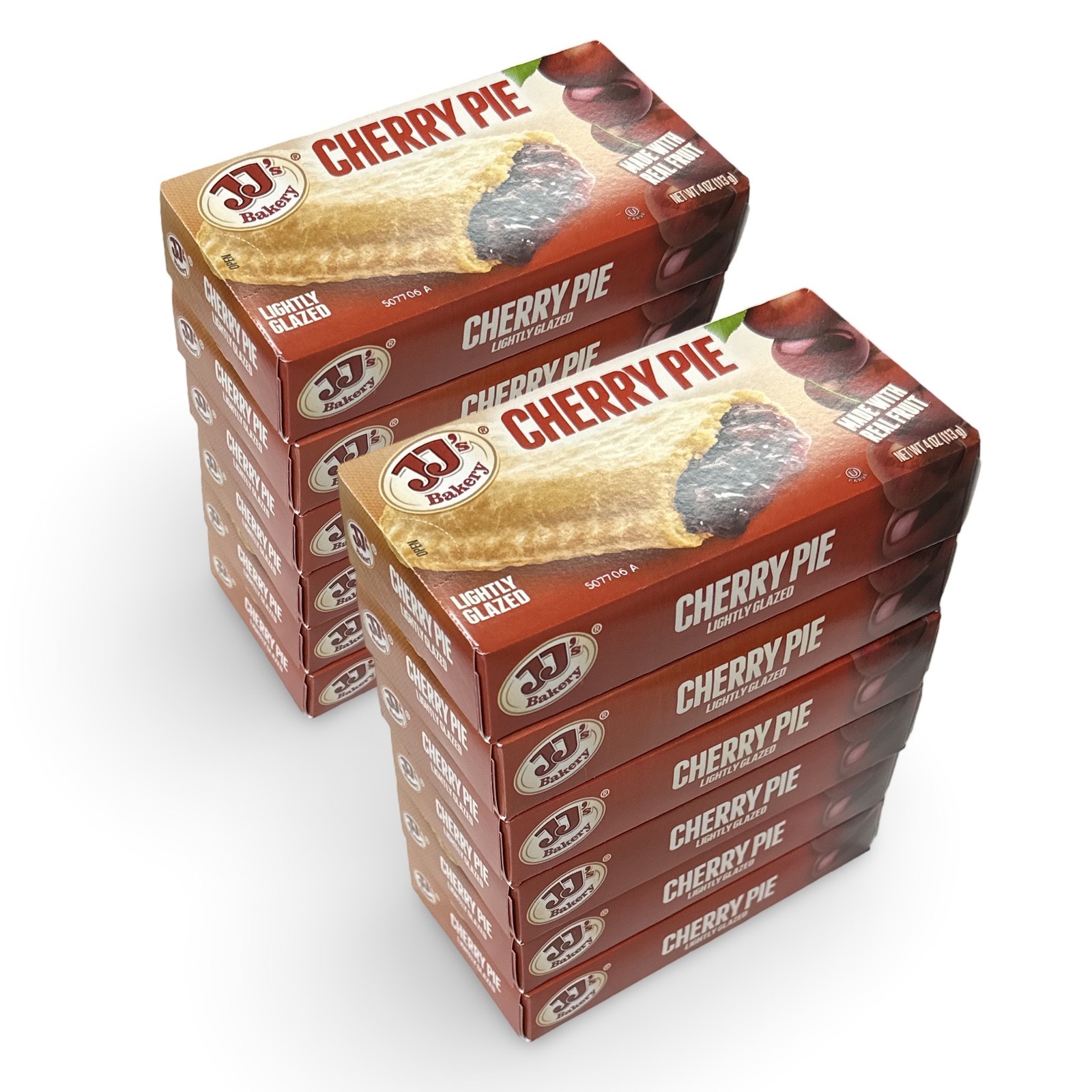 JJ\'s Bakery Cherry Pies, 4 Ounce -- 12 per case.