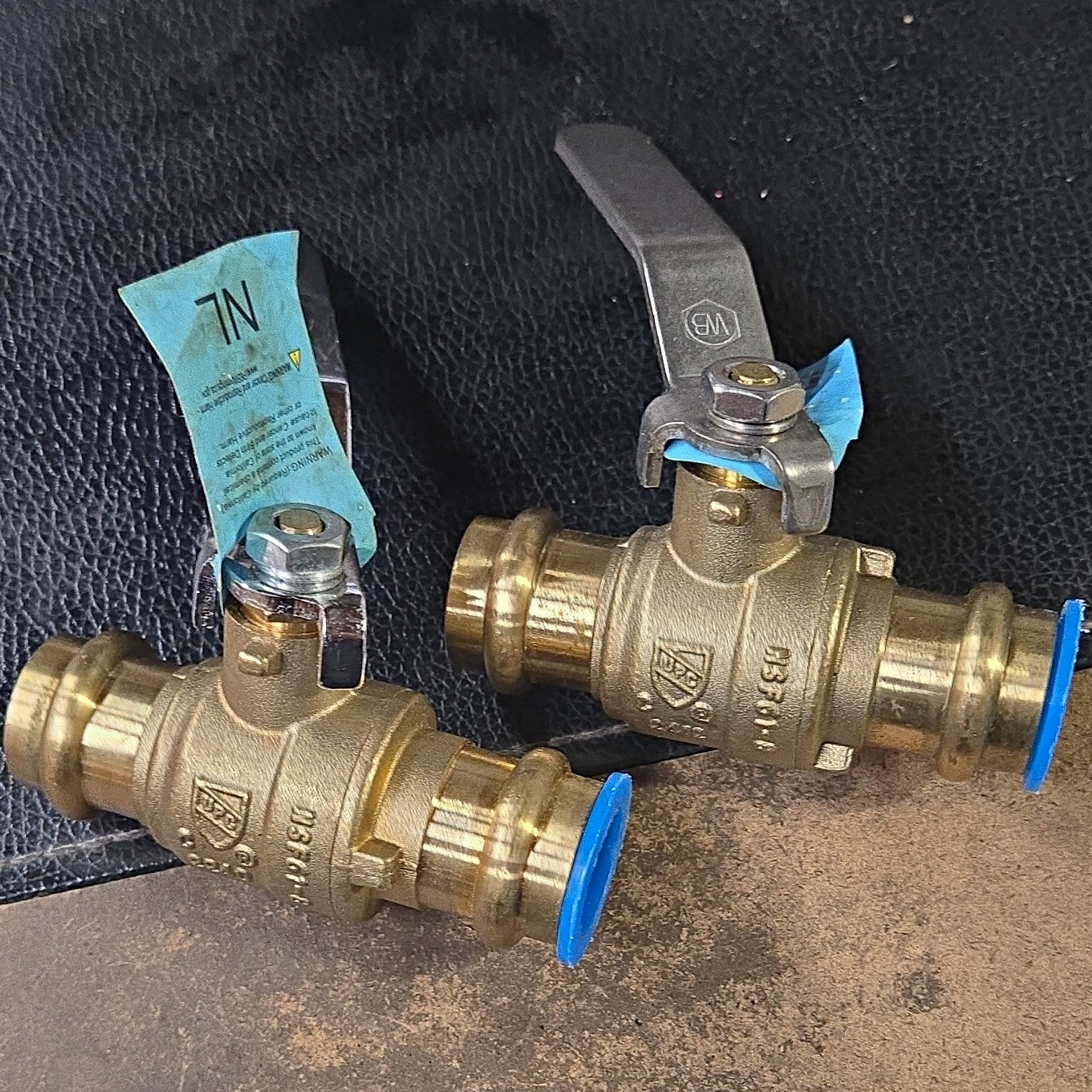 3/4 in Brass Ball Valve ProPress Lever Handle Water 250 WOG 600 WSP NPT