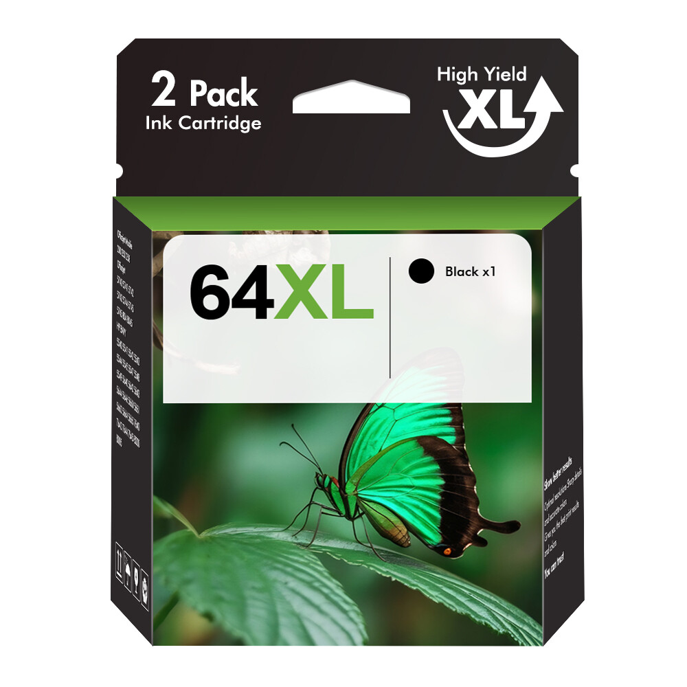 64XL Ink Cartridge for HP 64XL ENVY 7858 7855 7800 7155 6255 Inspire 7955e 7255e