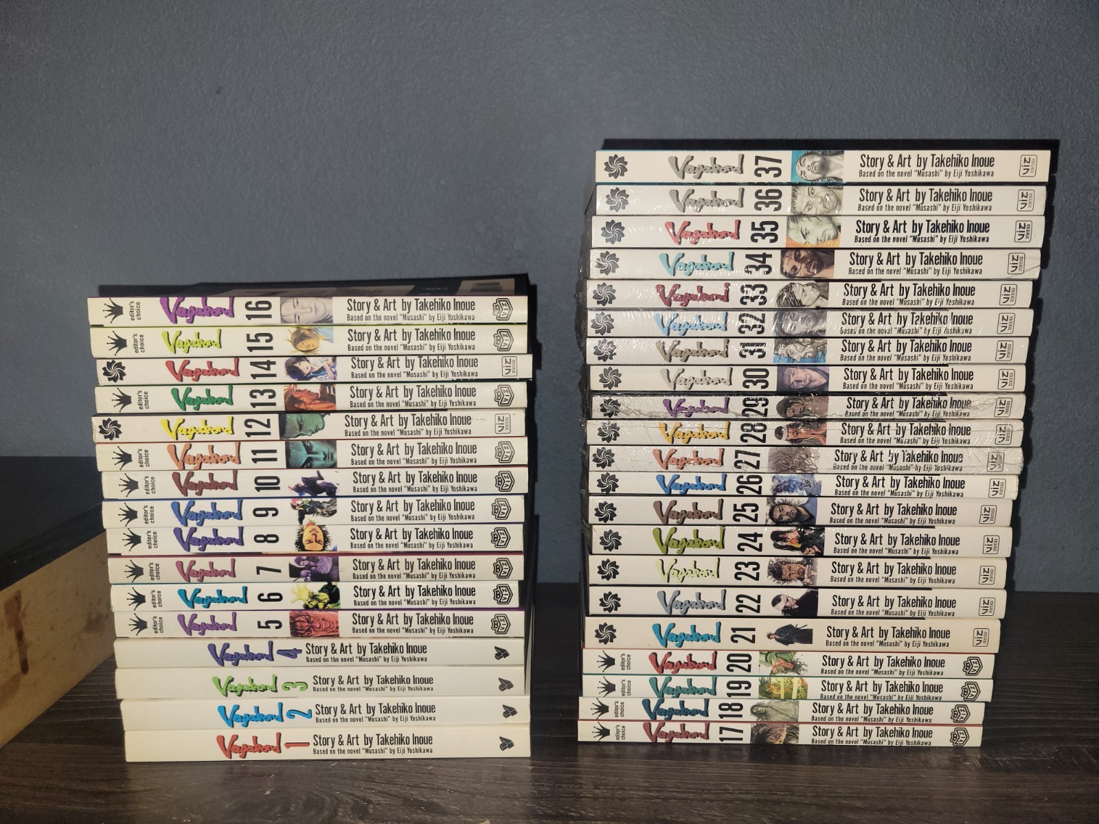 Vagabond Manga Singles English Viz vol 1-37