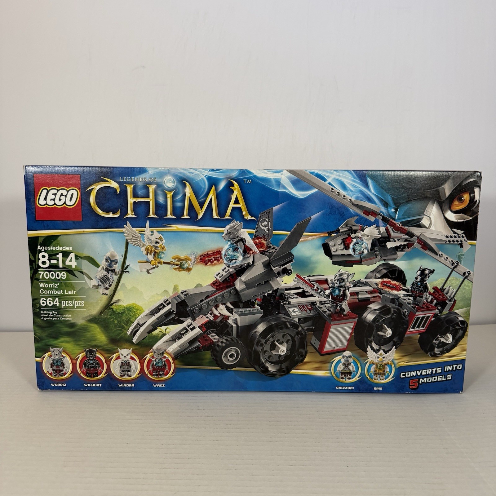 LEGO LEGENDS OF CHIMA: Worriz's Combat Lair (70009) NEW SEALED