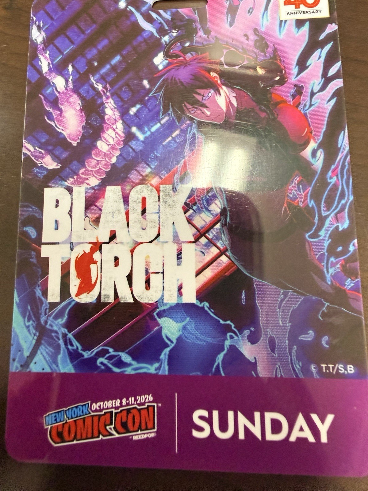 NYCC 2026 Sunday Badge Activated PICK UP JAVITS