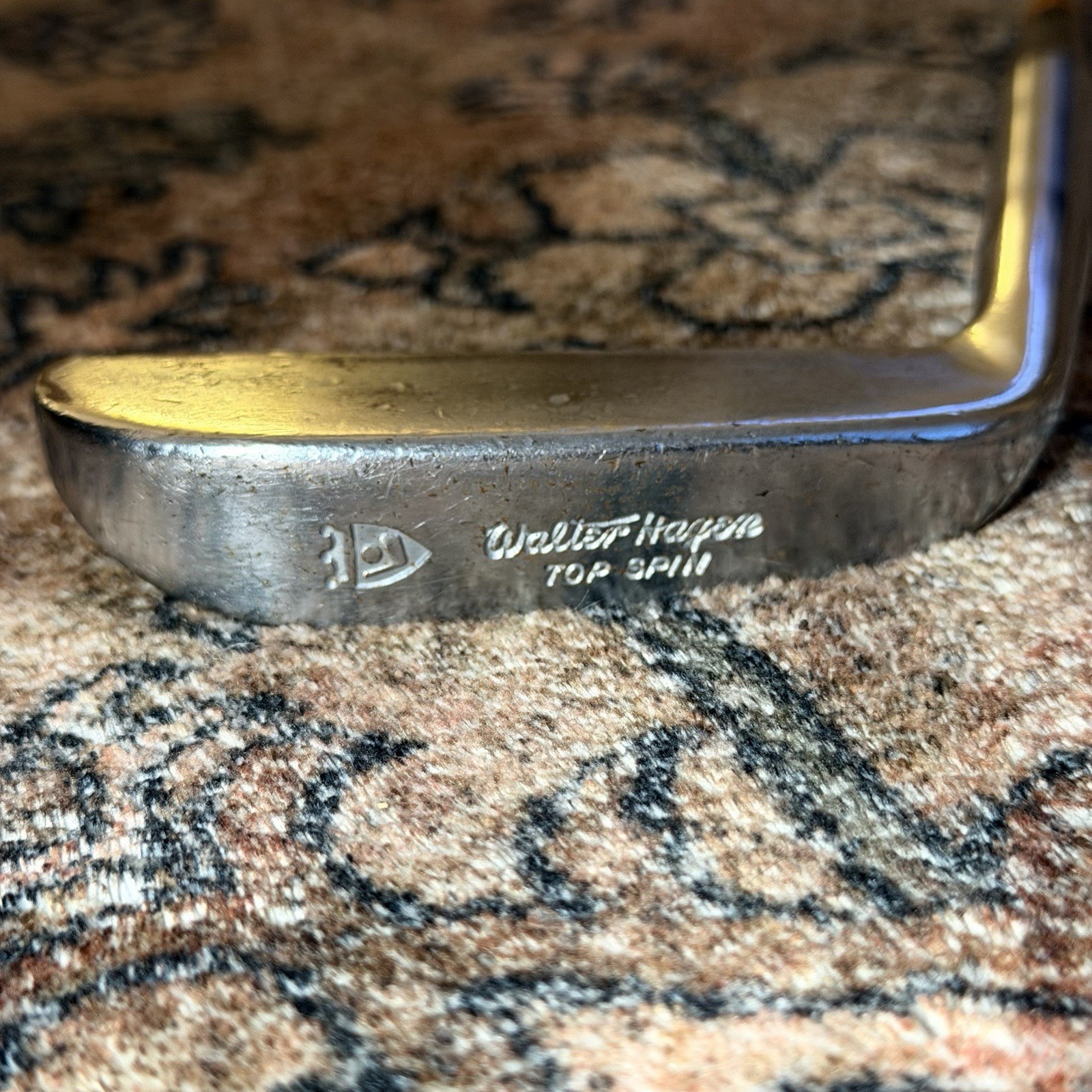 Vintage Walter Hagen Top Spin Putter Golf Club Original Grip RH
