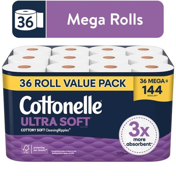 *HOT SALE* Cottonelle Ultra Soft Toilet Paper, 36 Mega Rolls 14002755306 *HOT SALE* Cottonelle Ultra Soft Toilet Paper, 36 Mega Rolls 14002755306