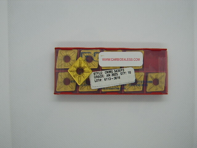 ANC CNMG 543EP3 AN3025 CARBIDE INSERTS (10 PCS) ANC CNMG 543EP3 AN3025 CARBIDE INSERTS (10 PCS)