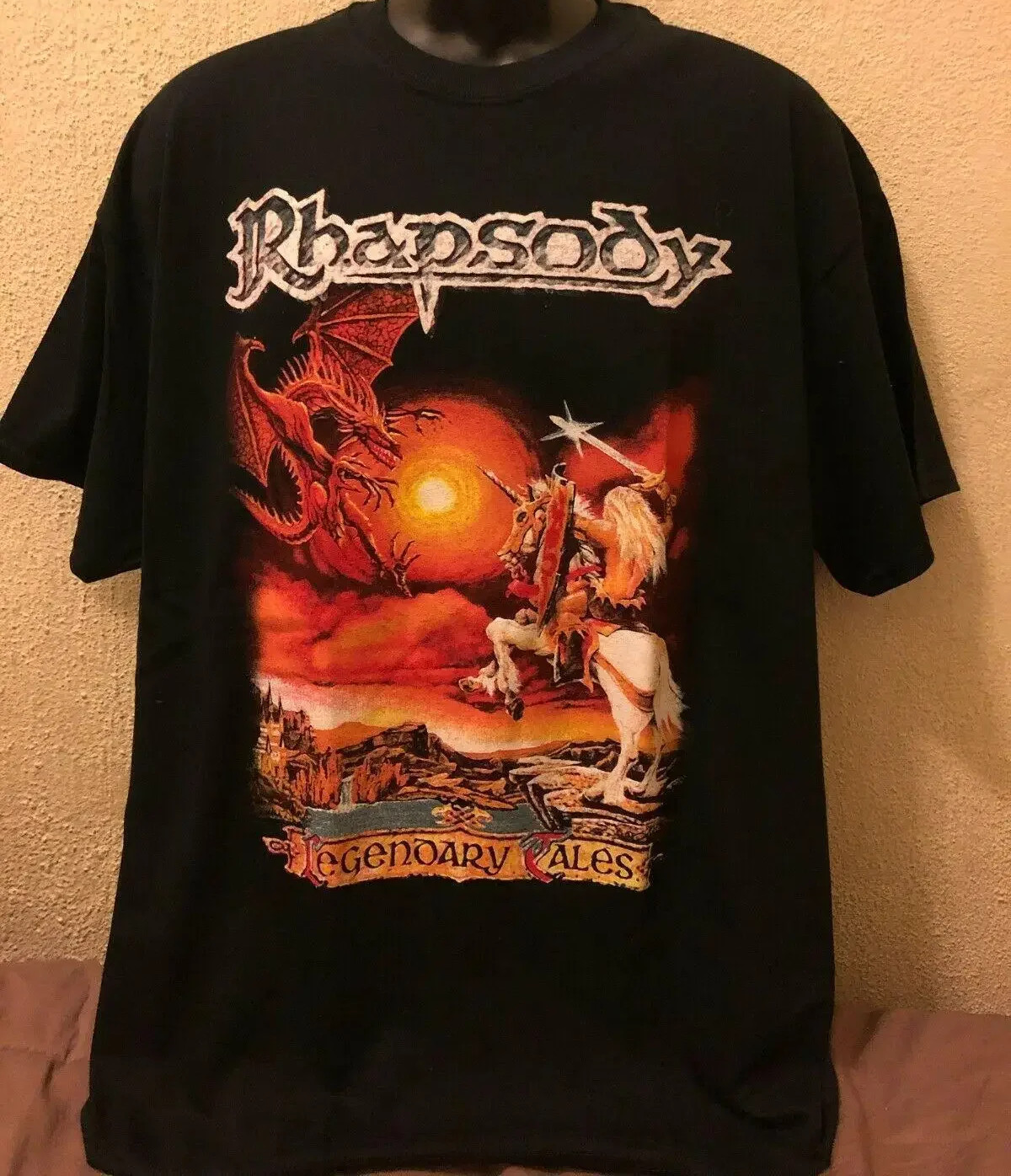 Rhapsody of Fire Legendary Tales Shirt Black Unisex S-5XL 1P0362 Rhapsody of Fire Legendary Tales Shirt Black Unisex S-5XL 1P0362