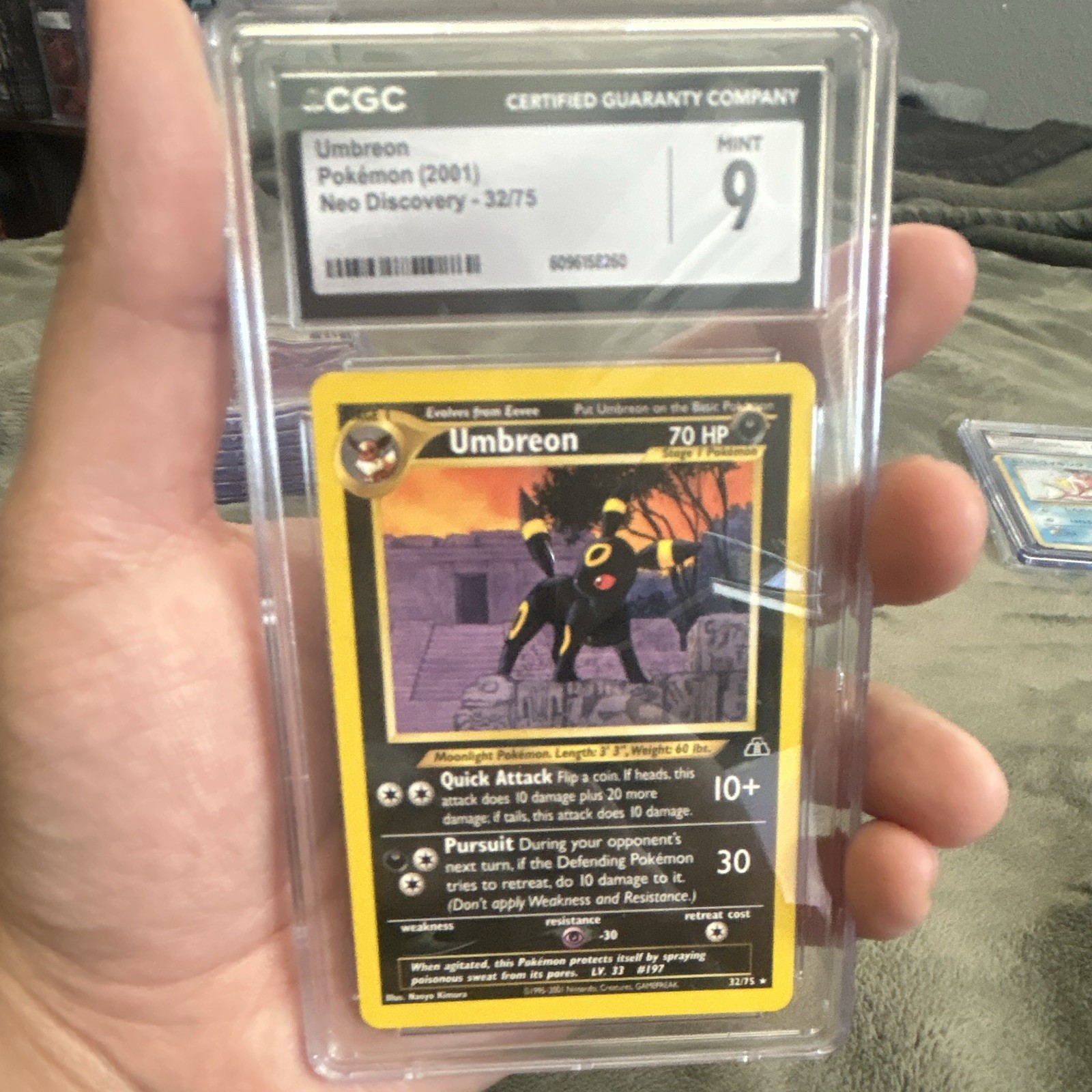 Pokemon Umbreon 32/75 Neo Discovery Regular English Pokemon Umbreon 32/75 Neo Discovery Regular English