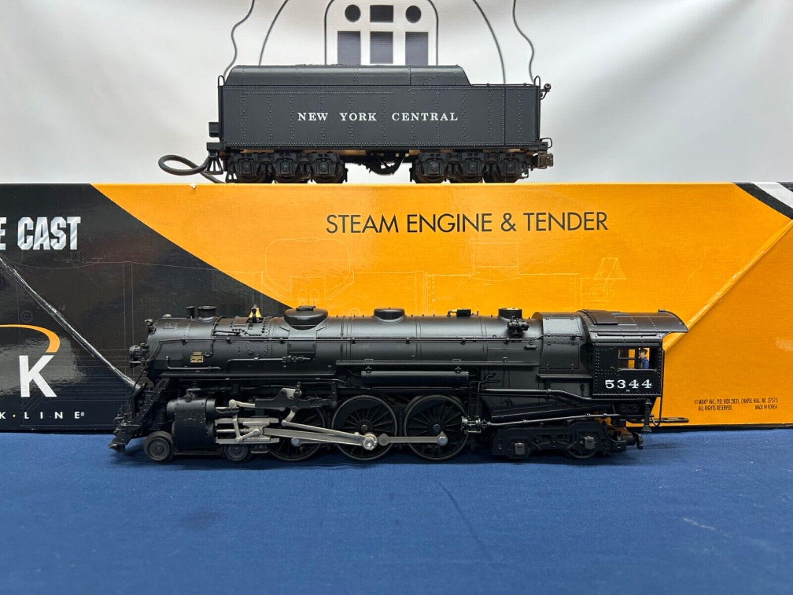 K-line New York Central 4-6-4 J1e Hudson Steam Engine w/Sound K3270-5344W