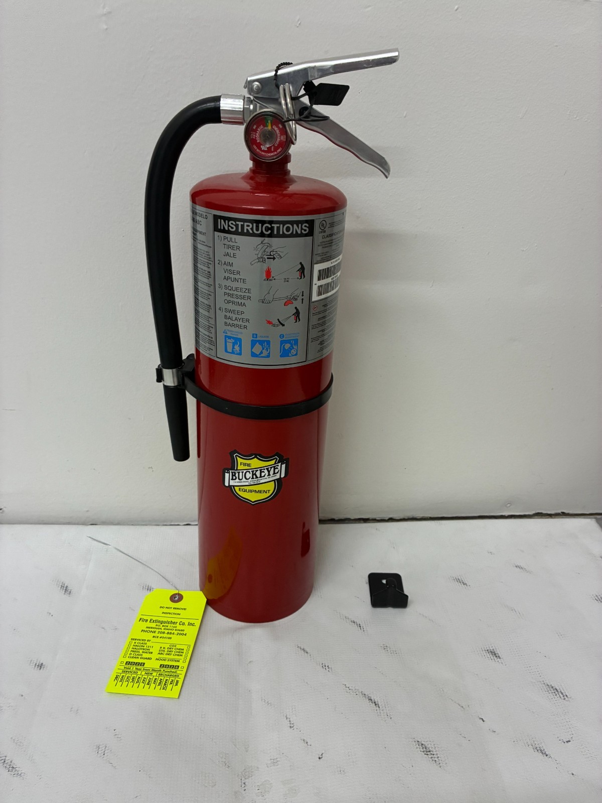 Buckeye 10lb ABC Fire Extinguisher High Flow 10HI SA80 DOT 2026 Certified Buckeye 10lb ABC Fire Extinguisher High Flow 10HI SA80 DOT 2026 Certified