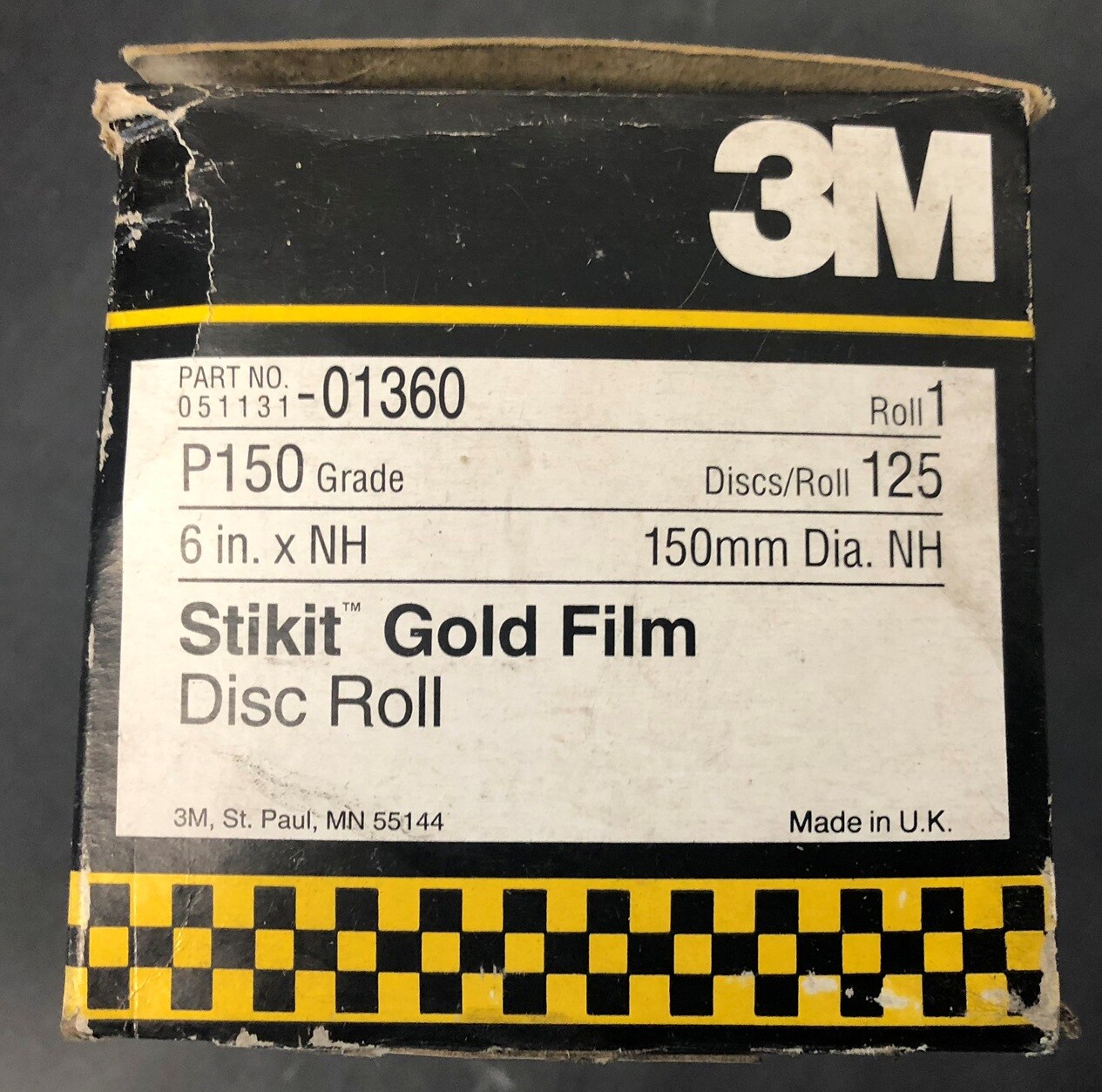 Vtg 3M 01360 Stikit Gold 6\ Vtg 3M 01360 Stikit Gold 6\